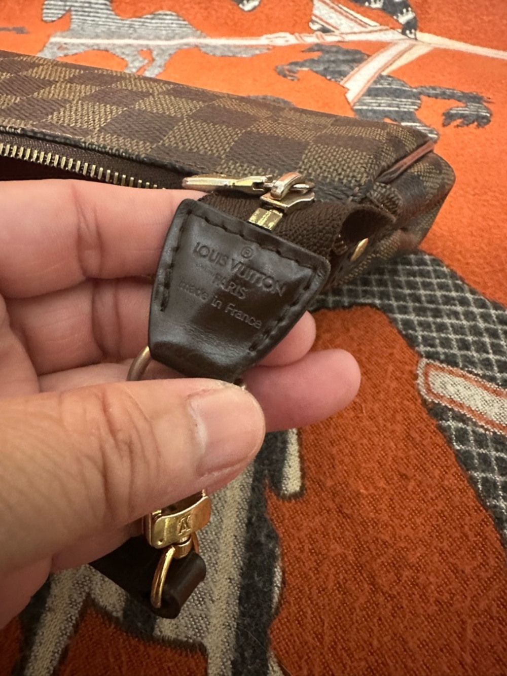 LOUIS VUITTON ❤️🌟DU3088 EVA 2-WAY DAMIER EBENE BAG ⭐️ - Picture 11 of 11